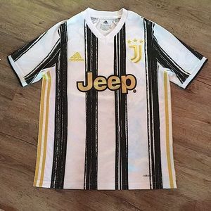 Adidas shirt for boys gold, black, white